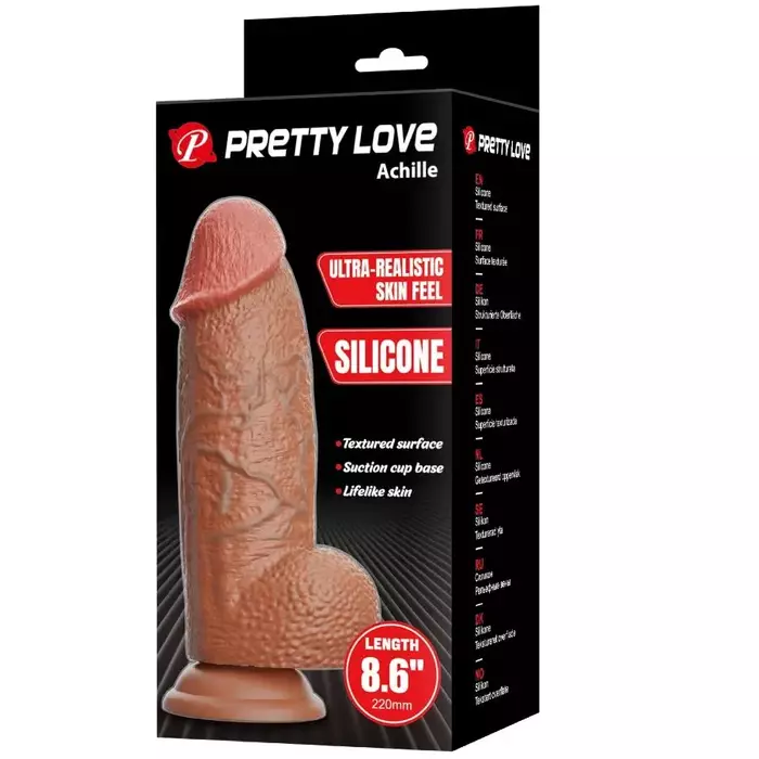 Dildo pretty love Achille Ultra Realistic 22 cm Photo 8