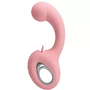Vibrators Pretty Love Erynnyes — dubulta G‑punkta un klitorālais stimulators, 10 vibrācijas režīmi, ūdensizturīgs, rozā
