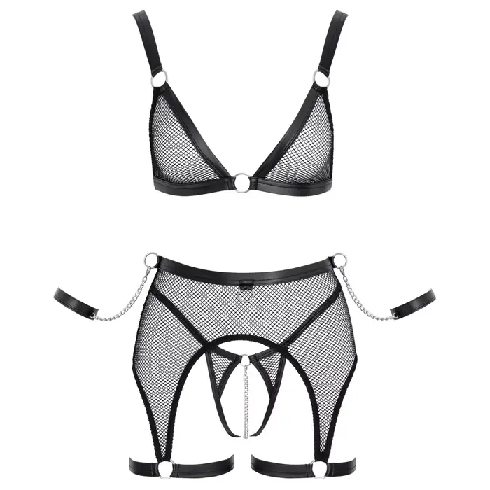 Apakšveļas komplekts Cottelli Collection Bra Set Bondage M Photo 10