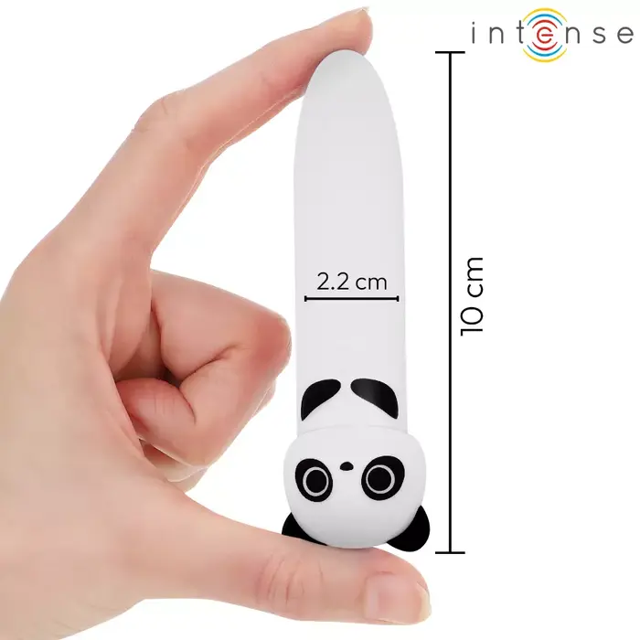 Vibrējoša kapsula INTENSE POH PANDA — kompakta 10 x 2.2 cm Photo 3