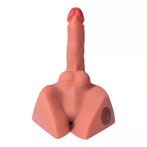 XISE - MICHAEL REALISTIC DILDO AND ANUS MASTURBATOR WITH THRUSTING 15 CM