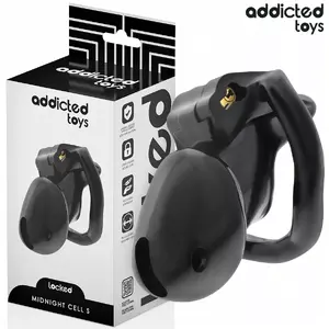 Устройство для кастрации ADDICTED TOYS LOCKED Mindnight Cell клетка для пениса размер S внутренний диаметр 4.8 см