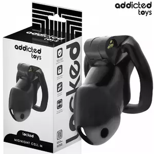 Клетка для пениса ADDICTED TOYS LOCKED MindNight Cell — размер M, внутренний диаметр 4,2 см