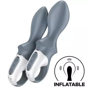SATISFYER - GAISA SŪKNIS BOOTY 1 ANĀLAIS PIEPŪŠAMAIS VIBRATORS PELĒKS