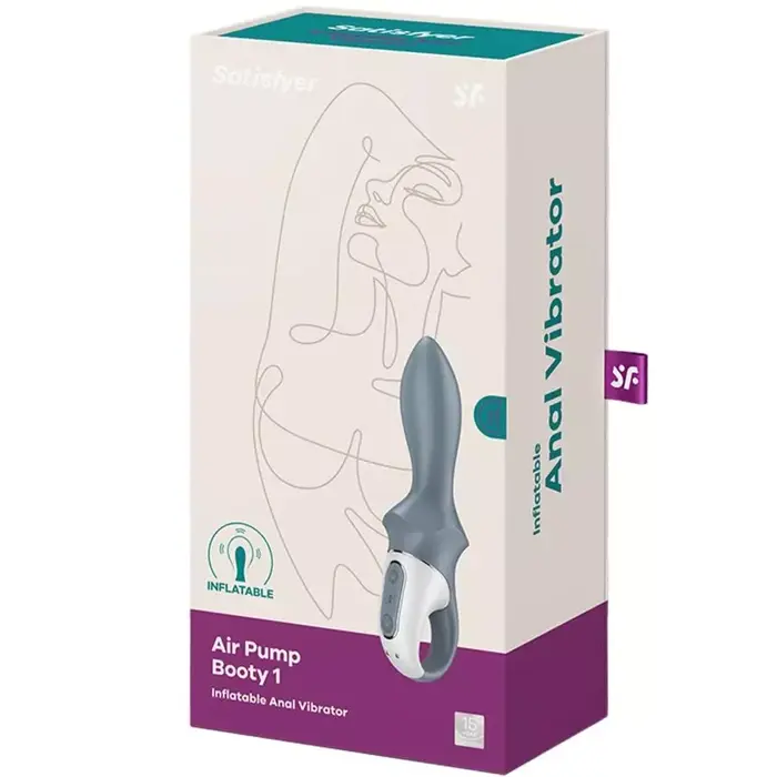 Iepūšams anālais vibrators SATISFYER Air Pump Booty 1 Photo 6
