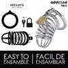 ADDICTED TOYS LOCKED Iron Cell Metal Penis Cage Size M Photo 4