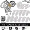 ADDICTED TOYS LOCKED Iron Cell Metal Penis Cage Size M Photo 7