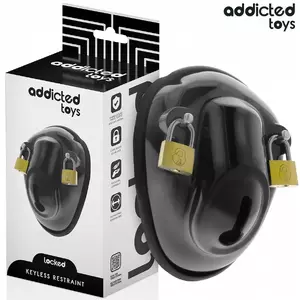 Клетка для чести ADDICTED TOYS LOCKED D-242961 — бесключевая пенис-клетка, длина 11,5 см