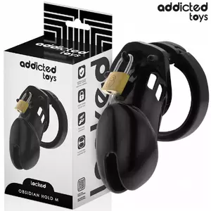 Клетка для пениса ADDICTED TOYS LOCKED Obsidian Hold размер M (модель D-242955)