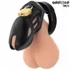 Клетка для чести ADDICTED TOYS LOCKED Obsidian Hold S Photo 3