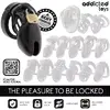 Клетка для чести ADDICTED TOYS LOCKED Obsidian Hold S Photo 7