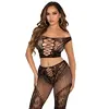 LEG AVENUE crop top and fishnet leggings Photo 1