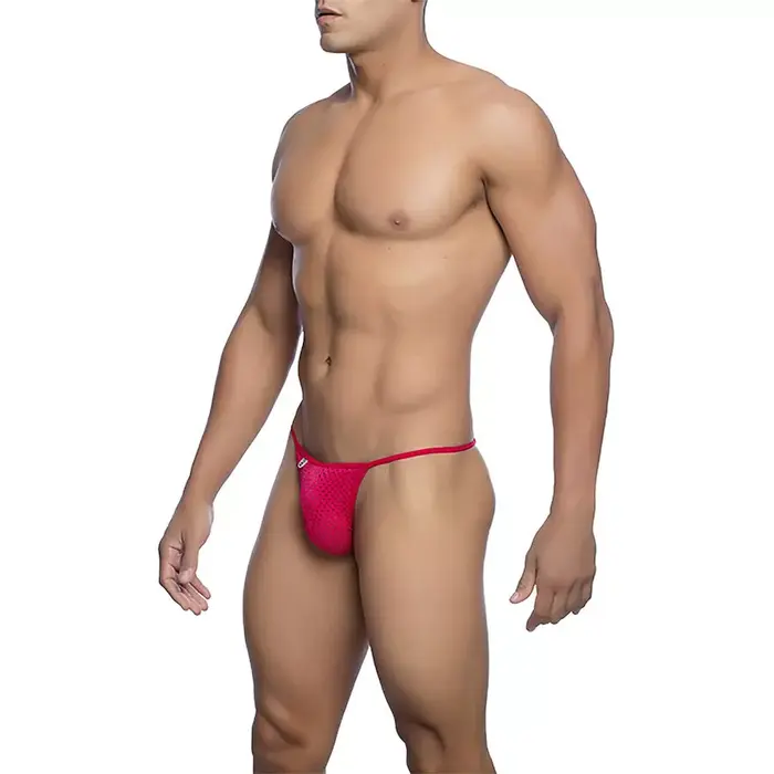 Mob V-String красная микрофибра — размер L/XL Photo 2