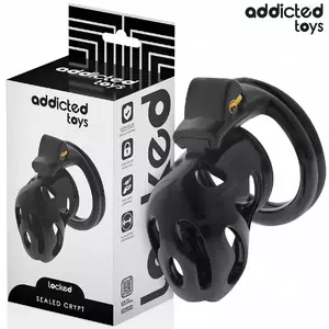 Устройство для чести ADDICTED TOYS LOCKED Crypt — клетка для пениса, длина 8 см
