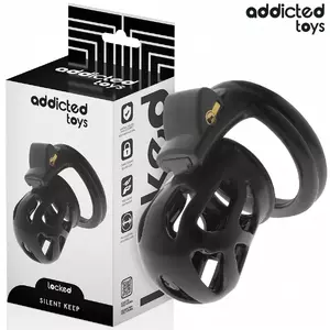 Устройство для чести ADDICTED TOYS LOCKED D-242966 — бесшумная клетка для члена, внутренняя длина 7,5 см