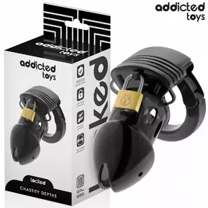 Устройство для чековки ADDICTED TOYS LOCKED — клетка для пениса, внутренняя длина 7,5 см