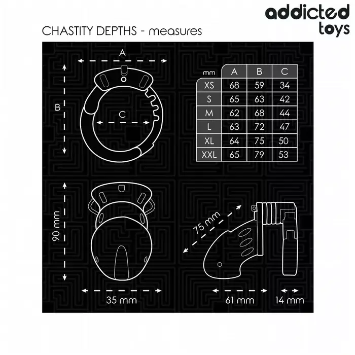 Устройство ADDICTED TOYS LOCKED — клетка 7,5 см Photo 5