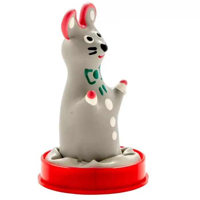 Novitātes prezervatīvs CONDOMERIE Handpainted Mouse Photo 2
