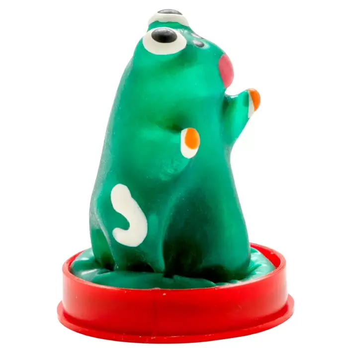 Novelty condom CONDOMERIE Handpainted Frog Model 1 Photo 2
