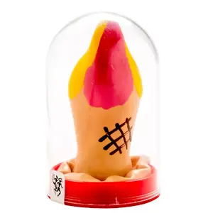 CONDOMERIE rotaļu prezervatīvs Handpainted Ice Cream D-243146 viengabala iepakojums — lateksa dekoratīvais dizains