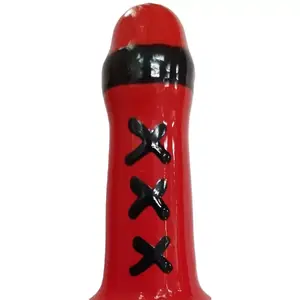 Condomerie novelty condoms Handpainted Amsterdam Red — single-use artistic condom, decorated design