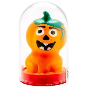 Novelty condoms CONDOMERIE Handpainted Pumpkin design — single latex condom