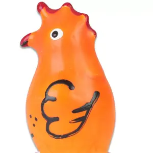 CONDOMERIE презервативы-новинка Rooster Model 1 — вручную расписанный латексный презерватив, одиночная упаковка