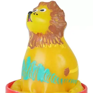 Декоративный презерватив CONDOMERIE Handpainted Sitting Lion — одиночный hand‑декорированный презерватив