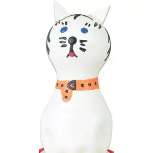 Condomerie комбинированные презервативы Handpainted Cat White D-243223 — ручная роспись с кошачьим рисунком для интимного использования
