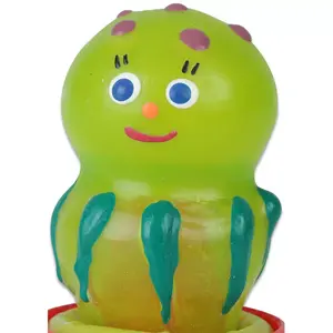 Prezervatīvi CONDOMERIE Handpainted Jellyfish D-243233 — viengabala izklaides izstrādājums ar roku apgleznotu medūzas motīvu