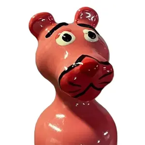 Prezervatīvi CONDOMERIE Handpainted Novelty Pink Panther — standarta lateksa prezervatīvs, dekoratīvs dizains