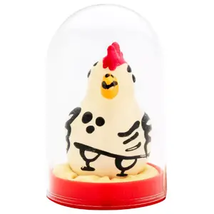 Jaunums — rokām krāsoti prezervatīvi CONDOMERIE Cocky Rooster — dekoratīvs, rokām apgleznojums