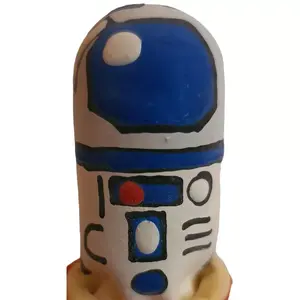 Condomerie одноразовые латексные новогодние презервативы Handpainted Robot, декоративная печать