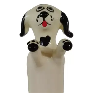 CONDOMERIE новинка — ручной росписью презерватив HAPPY WHITE DOG XL, увеличенный размер