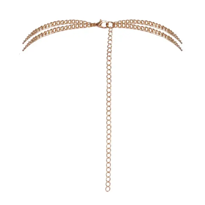 Боди-цепочка Cottelli Collection Gold регулируемая Photo 9