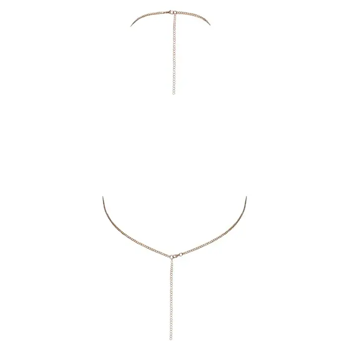 Chain Top Cottelli Collection — золотой топ с цепочкой Photo 5
