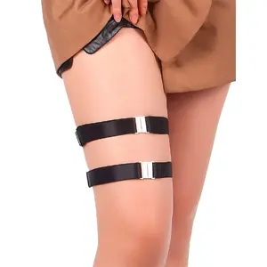 Regulējamas sprādzes SUBBLIME ACCESORIES 957476 — melnas, regulējami stiprinājumi