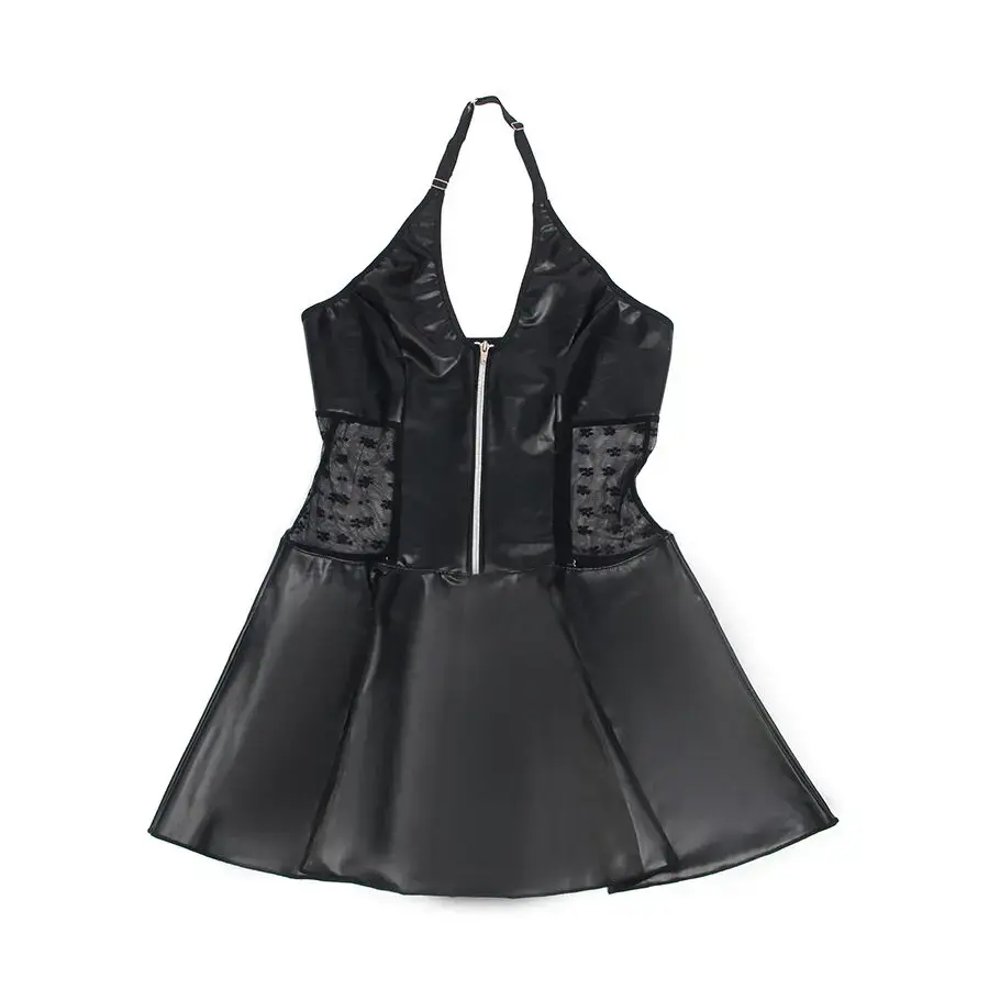 Кожаное платье SUBBLIME 957711 черное L/XL Photo 5