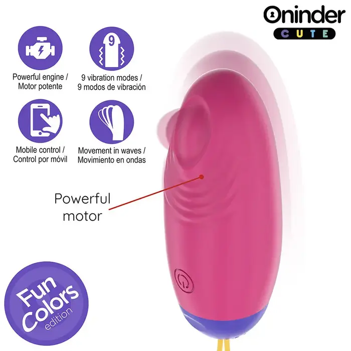 Vibrējoša ola ONINDER CUTE — vadība ar lietotni Photo 6