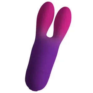 ROCKS- OFF - GLO-GIRL BUNNY PURPURSARKANS ELASTĪGS VIBRATORS
