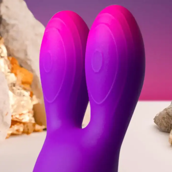Vibrators rocks off Glo-Girl Bunny — elastīgs, ūdensizturīgs, uzlādējams Photo 3