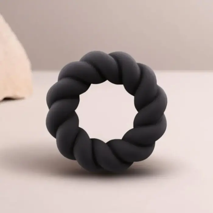 Masturbator ring rocks off TWIST Black (D-244043) Photo 2