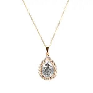 Kulons "Debesu Piliens (Silver Patina)" ar Swarovski™ kristāliem