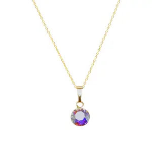 Kulons "Klasika (Aurora Borealis)" ar Swarovski™ kristāliem
