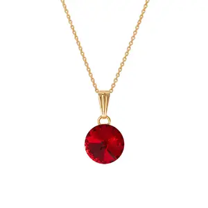 "Clarice II (Light Siam)" pendant with Crystals From Swarovski™