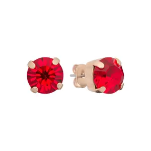 Earrings "Glory VI (Light Siam)" with Crystals From Swarovski™