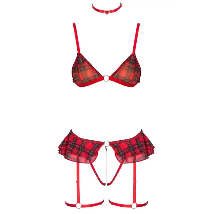 Apakšveļas komplekts Cottelli Collection Plaid M Photo 8