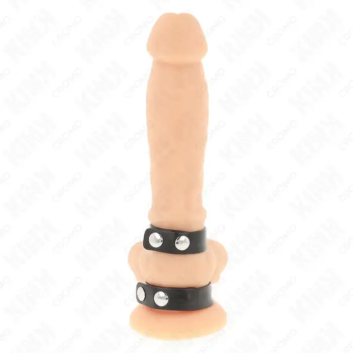 Регулируемое двойное кожаное кольцо KINK RING POWER D-241282 Photo 5