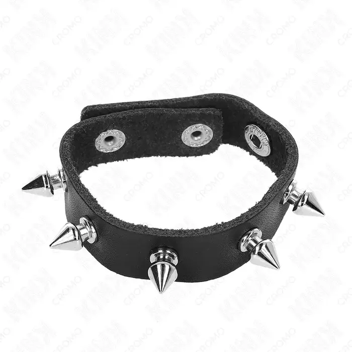 Кольцо для пениса KINK RING POWER — кожа 21 x 1,5 см Photo 4