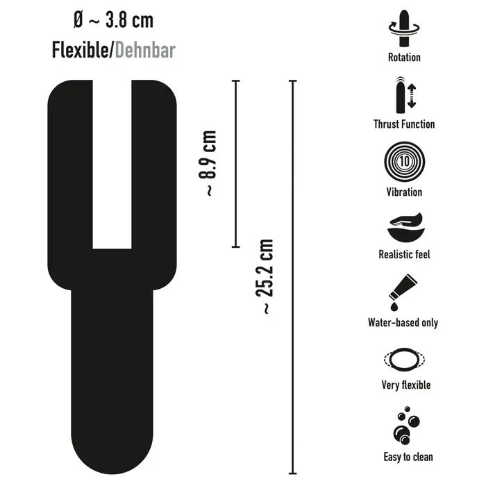 Stroker Rotating Masturbator with Vibration and Thrust Photo 14